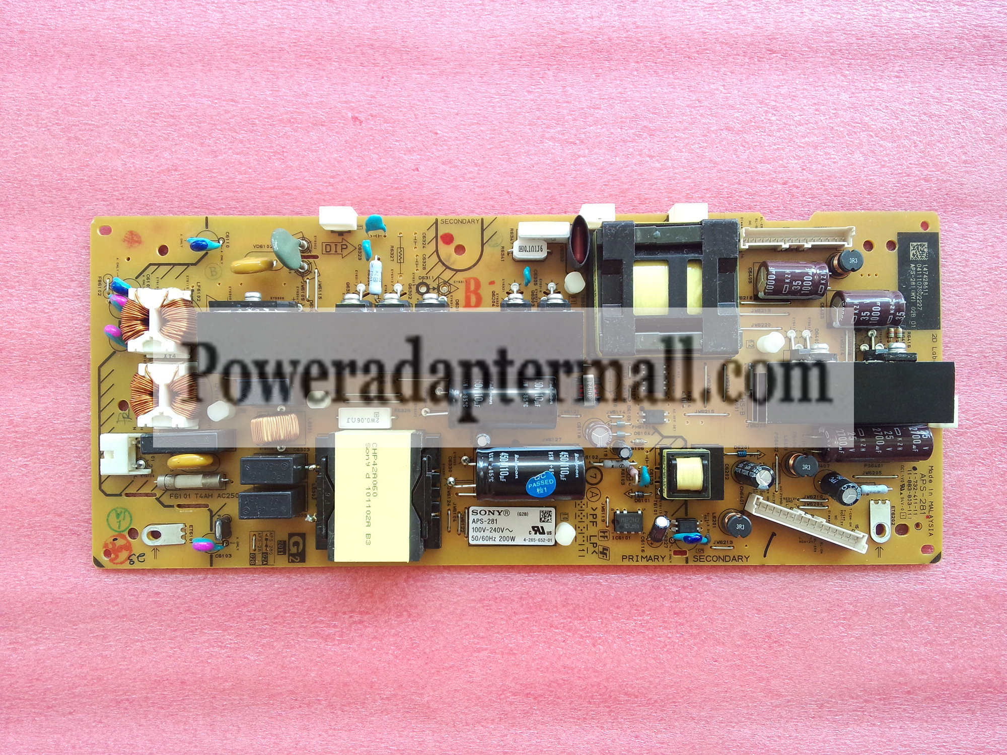 Sony KDL-40CX520 Power Supply Board APS-281 1-732-411-12 - Click Image to Close